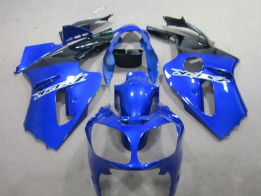 Blau 2000-2001 Kawasaki ZX12R Motorrad Verkleidung