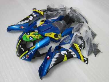 Blau Rossi 2015-2019 Yamaha YZF R1 Motorrad Verkleidung