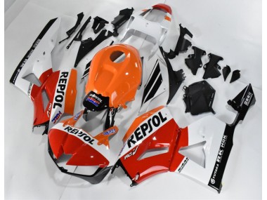 Rot Weiß Orange Repsol 2013-2021 Honda CBR600RR Motorrad Verkleidung