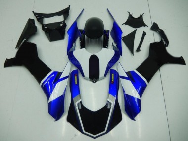 Schwarz Blau 2015-2019 Yamaha YZF R1 Motorrad Verkleidung