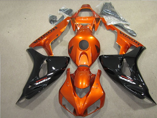 Schwarz Orange Fireblade 2006-2007 Honda CBR1000RR Motorrad Verkleidung