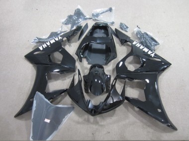 Schwarz Weiß Aufkleber 2003-2005 Yamaha YZF R6 Motorrad Verkleidung