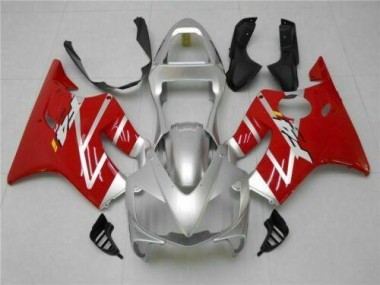 Silber Rot 2001-2003 Honda CBR600 F4i Motorrad Verkleidung